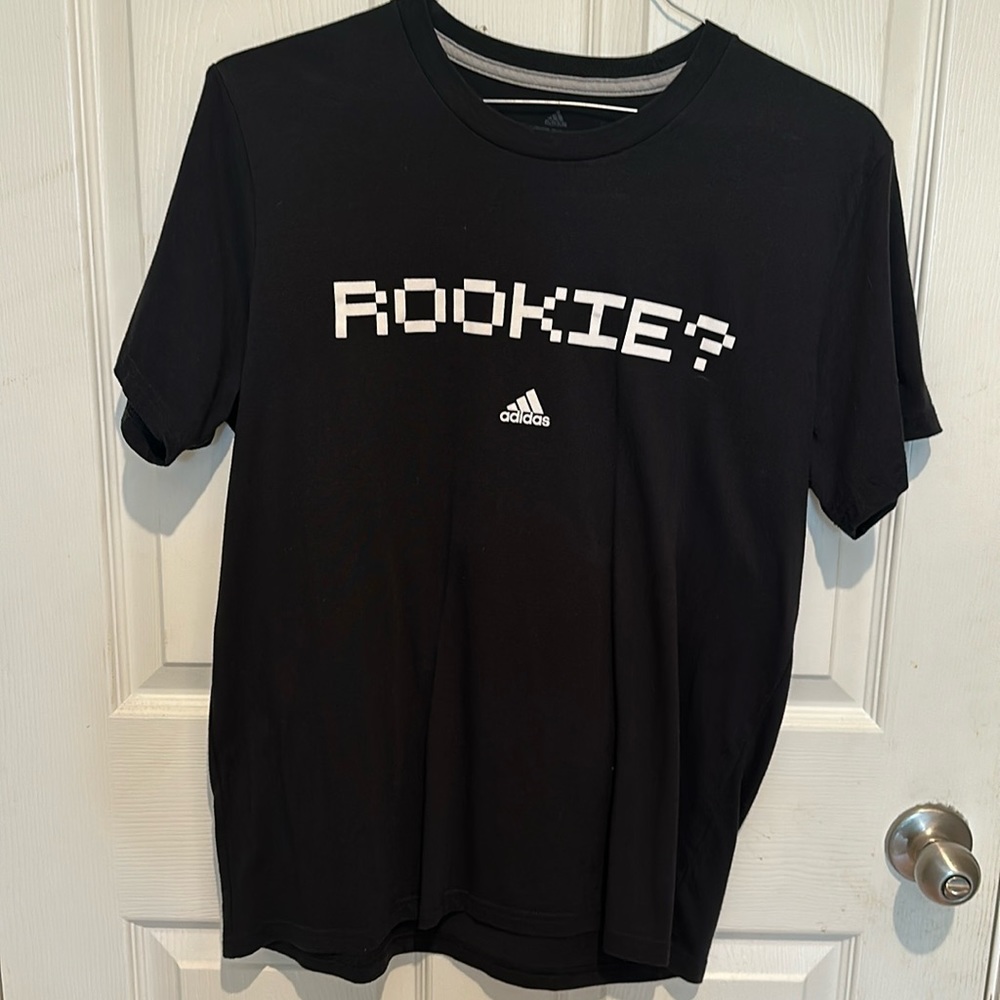Adidas ROOKIE? T shirt in support of Donovan Mitchell